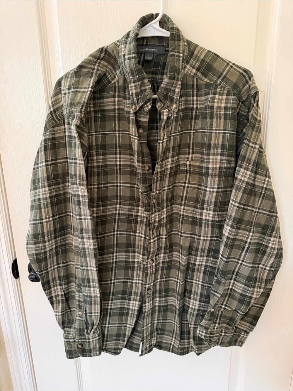 croft & barrow Green Plaid Button-Down Shirt